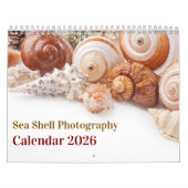 Calendrier 2026 Sea Shell | Coastal Shell Photography (Protection)