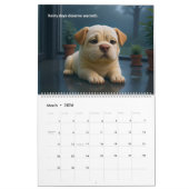 Calendrier 2026 Shar Pei Puppy by WangWang (Mar 2026)