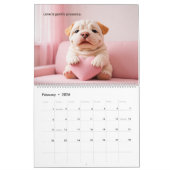 Calendrier 2026 Shar Pei Puppy by WangWang (Feb 2026)