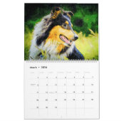 Calendrier 2026 Shetland Sheepdog Sheltie Mama Owner (Mar 2026)