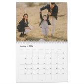Calendrier 2026 Simple Create Your Own Custom Family Photo  (Jan 2026)