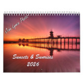 Calendrier 2026 Sunrise & Sunsets Calendar (Protection)
