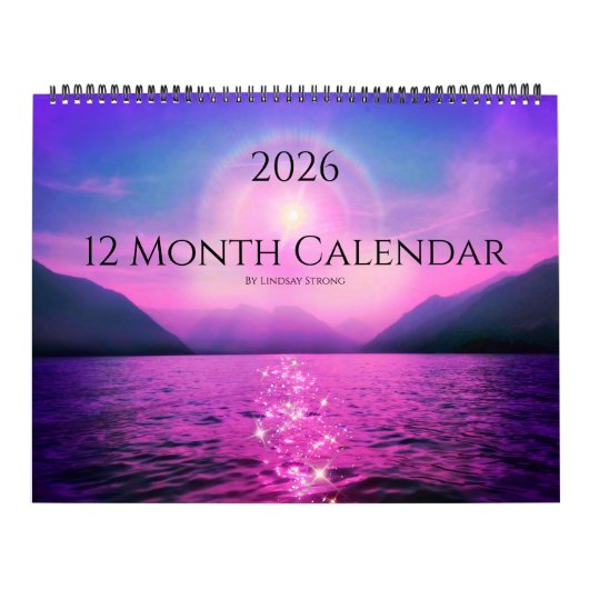 Calendrier 2026 sur 12 mois par SSTRANGECLOUDSS  (Protection)