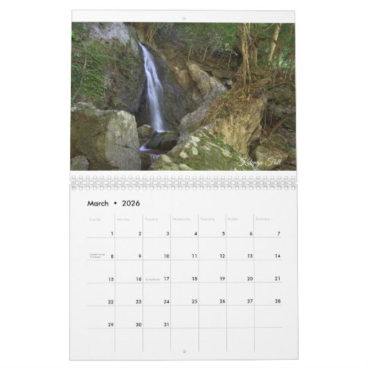 Calendrier 2026 Tokyo Natural Scenery Photo Calendar – Mounta (Mar 2026)