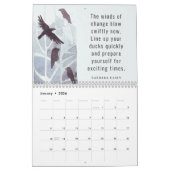 Calendrier 2026 Universal Year of Change Motivational Sayings (Jan 2026)