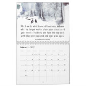 Calendrier 2026 Universal Year of Change Motivational Sayings (Feb 2027)