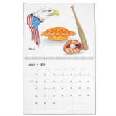 CALENDRIER 2026 USA (Mar 2026)