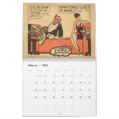 Calendrier 2026 Vintage Comic Art Wall Calendar (Feb 2026)