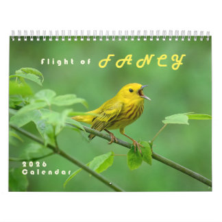 Calendrier 2026 Warblers - Original Bird Photo Calendar