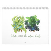 Calendrier 2026 Watercolor Succulent & Leaf Calendar | Botani (Protection)