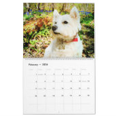 Calendrier 2026 West Highland Terrier Dogs Westie Lover Gift (Feb 2026)