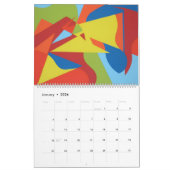 Calendrier 2026 Whimsical Color: Abstract Designs All Year (Jan 2026)