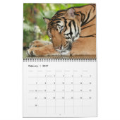 Calendrier 2026 Wild Tiger (Feb 2027)