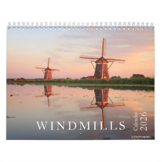 Calendrier 2026 windmills photography in the Netherlands 