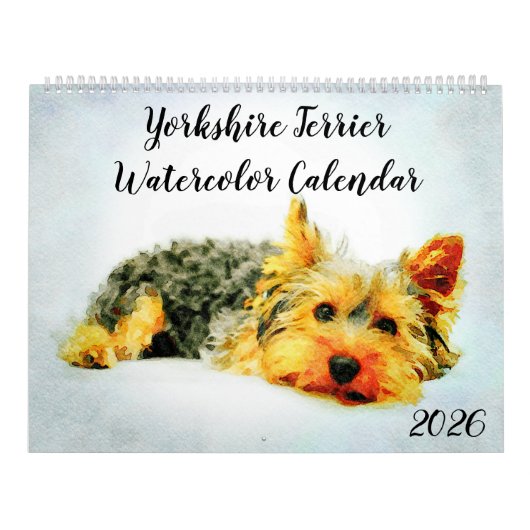 Calendrier 2026 Yorkshire Terrier Dog Lover Owner Yorkie Mama (Protection)
