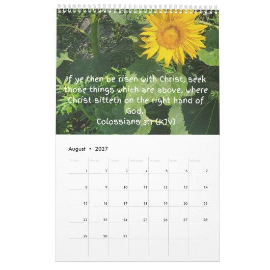 Calendrier 2027 (Aug 2027)