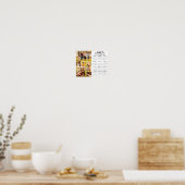 Calendrier 2027 Affiche personnalisée avec 6 photo (Cuisine)