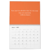 Calendrier 2027 Citations de motivation Basketball (Mar 2027)