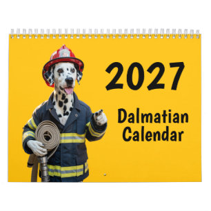 Calendrier 2027 de chiens dalmates