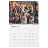Calendrier 2027 de chiens Danois géants (Jan 2027)