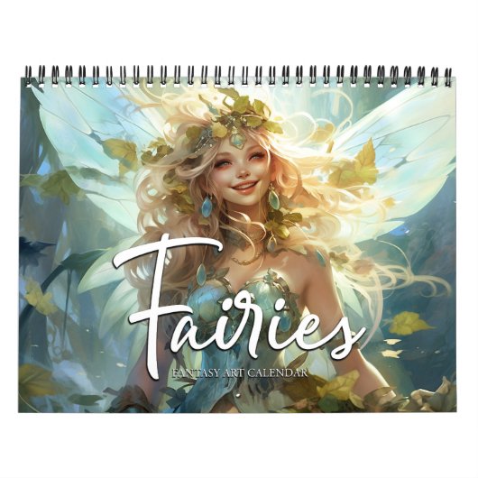 Calendrier 2027 de fées et d'art fantastique 8 (Protection)