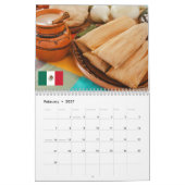 Calendrier 2027 de la nourriture du monde entier (Feb 2027)