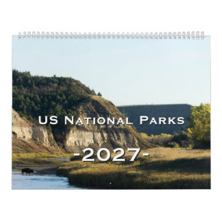 Calendrier 2027 des parcs nationaux américains