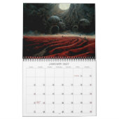Calendrier 2027 Eldritch Lands 3 Dark Fantasy Art (Jan 2027)