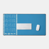 Calendrier 2027, Frette Grecque, Cosmic Latte sur (Clavier et souris)
