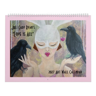 Calendrier 2027 L'amour est tout l'art fantaisiste