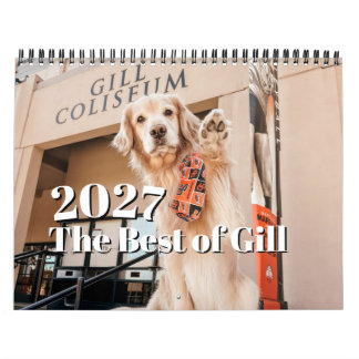 Calendrier 2027 Le Meilleur de Gill Golden Retriev