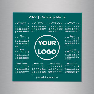 Calendrier 2027 Logo de la société Magnet Vert sar