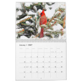 Calendrier 2027 Oiseaux chanteurs de jardin | Hudson Valley & (Jan 2027)