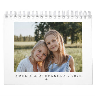Calendrier 2027 Personnalisé Créez Votre Propre Photo de Fami