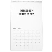 Calendrier 2027 Pickleball Citations Drôles Dink P (Mar 2027)
