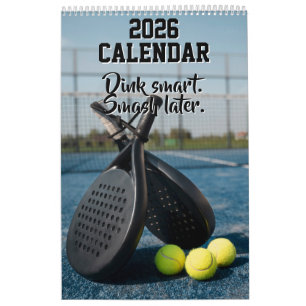 Calendrier 2027 Pickleball Citations Drôles Dink P