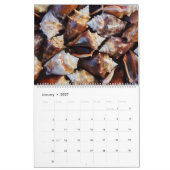 Calendrier 2027 Plage de Coquillages de Wall Seashell Beach  (Jan 2027)