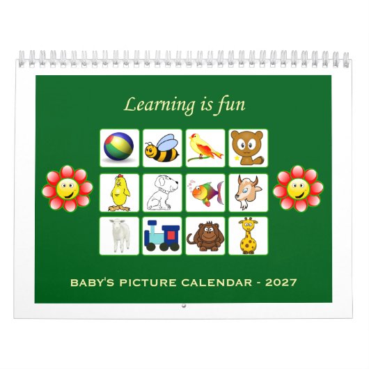 Calendrier 2027 pour enfants (Images) (Protection)