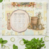 Calendrier 2027 Serviette Descendre une route de c (Plié)