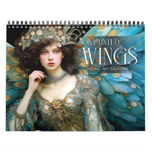 Calendrier 2027 Sur les ailes peintes Fées Anges Art Fantasti