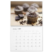 Calendrier 2027 Thème Cupcake Cadeau (Jan 2027)