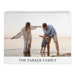 Calendrier 2027 Vos Photos Cadeau de Photo de Famille Personn