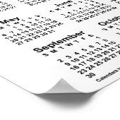 Calendrier 2029 Nebraska Sandhills par Janz Poster (Coin)