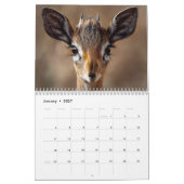 Calendrier 20xx - Animaux sauvages (Jan 2027)