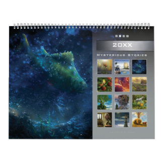 Calendrier 20XX Mysterious Stories (2) - Huge Wall Calendar