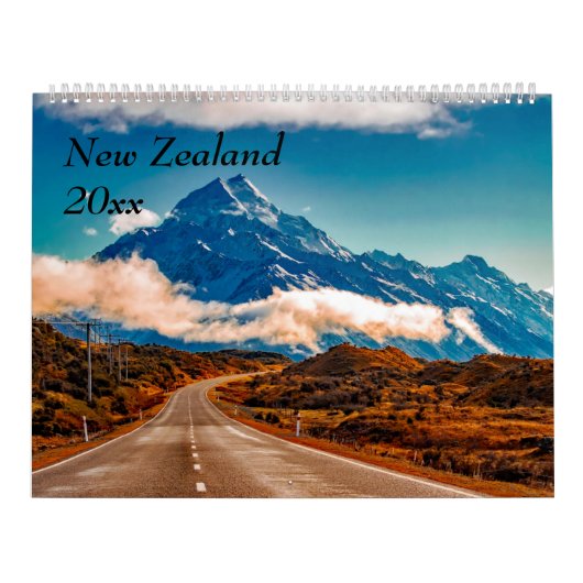 Calendrier 20xx - Nouvelle-Zélande (Protection)