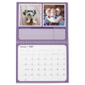 Calendrier 24 Collage Photo - 2 Par Mois - Dates Notes Object (Jan 2027)