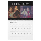 Calendrier 24 Photo Collage - 2 Par Mois Famille Moderne (Feb 2026)