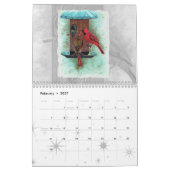 Calendrier 2 pages MediumCalendar, blanc (Feb 2027)