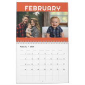 Calendrier 2 Photos Par Mois Art Abstrait Biologique Moderne (Feb 2026)